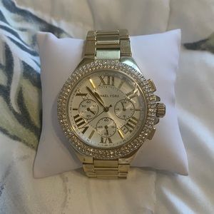 Michael Kors Oversized Gold-Tone Watch